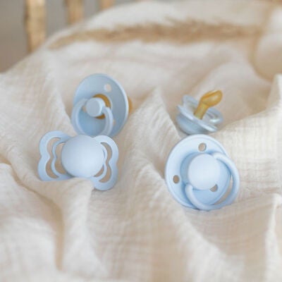 BIBS Smokk Try-it Collection 4-pack, Baby Blue