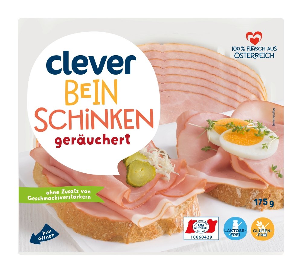 Clever Beinschinken geräuchert
