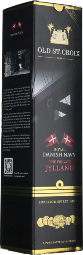 OLD ST. CROIX ROYAL DANISH NAVY THE FRIGATE JYLLAND RUM 70CL