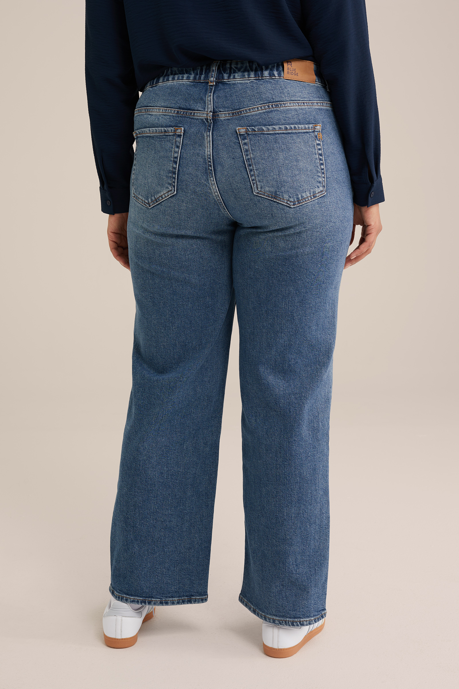 jeans met stretch - Curve Blue Ridge Donkerblauw