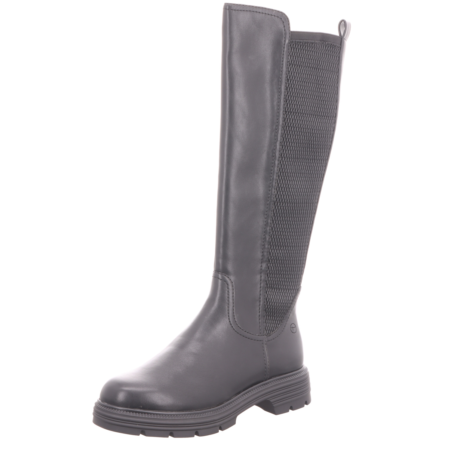 Tamaris Damen-Langschaftstiefel Schwarz