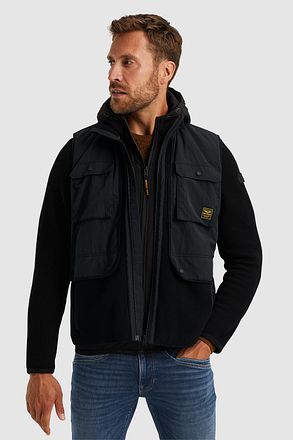 PME Legend Fleece Bodywarmer Zwart PBW2410478-999 kopen