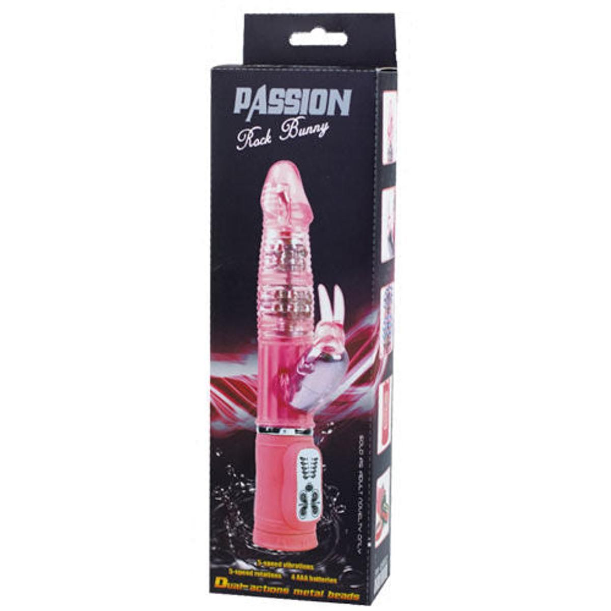 Rabbitvibrator Rock Passion Bunny | Klitoris Stimulation mit Rotationsfunktion| Baile