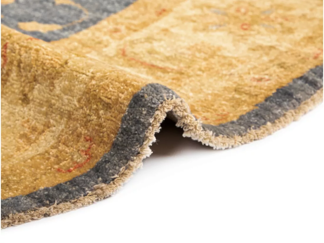 Tapis de laine 196x204 beige Kaizar