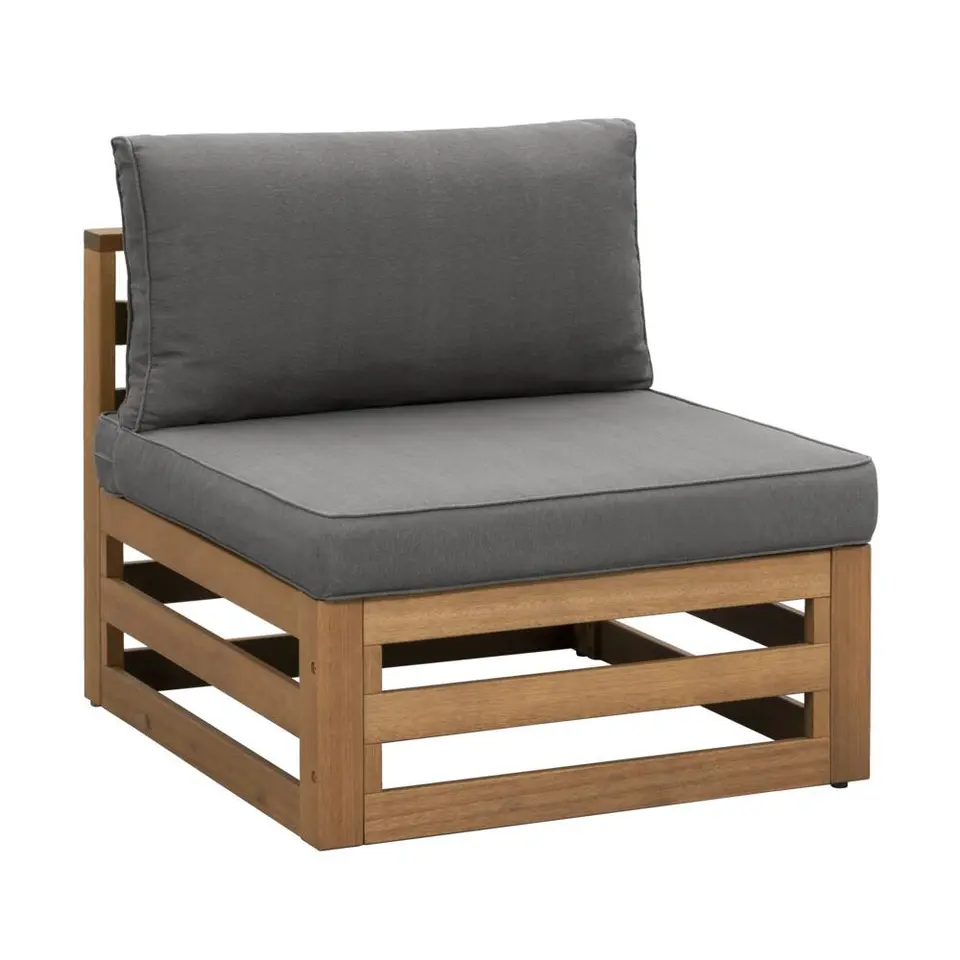 Loungebank element Clermont - midden - 63x78x72 cm