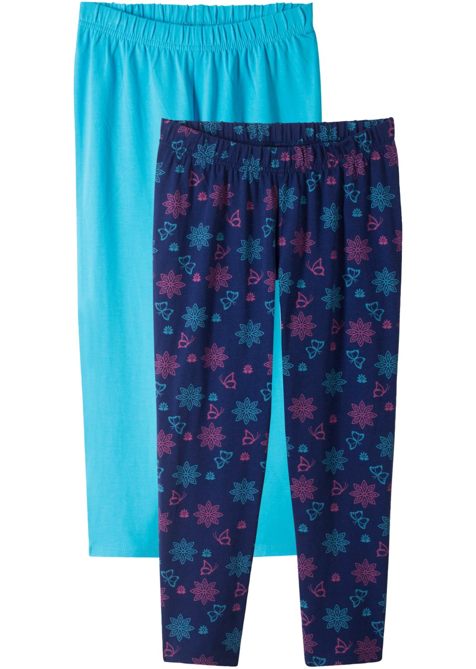 Lot de 2 leggings 3/4 fille