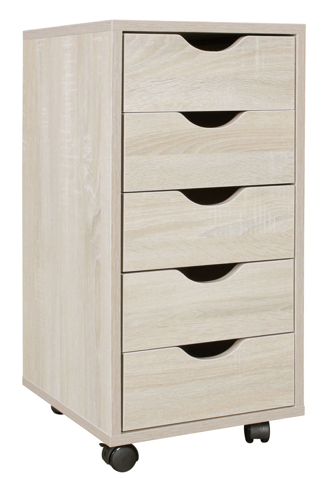 Rollcontainer Aleg 33 x 64 cm Eiche Sonoma