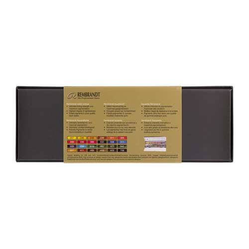 Talens REMBRANDT Aquarellfarben-Set mit 24 1/2 Näpfchen