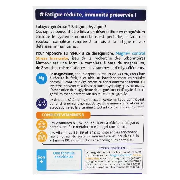 Nutreov Physcience Phytea Magne Control Stress Immunity 30 cápsulas