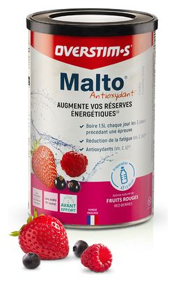Boisson énergétique Overstims Malto Antioxydant Fruits rouges- 450g