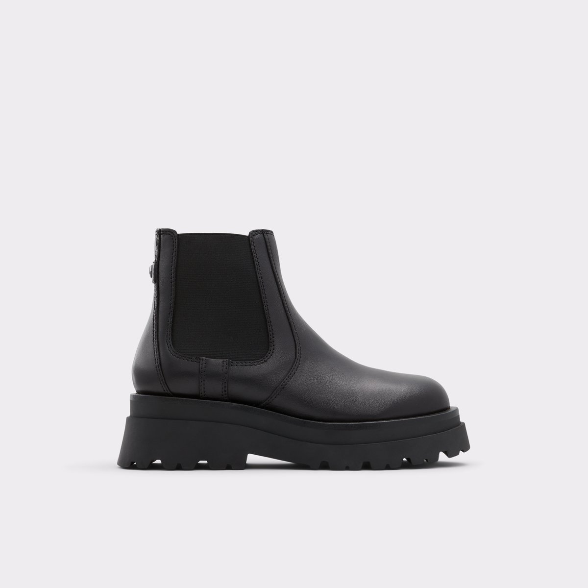 Stompd Black Leather Smooth Women Casual boots