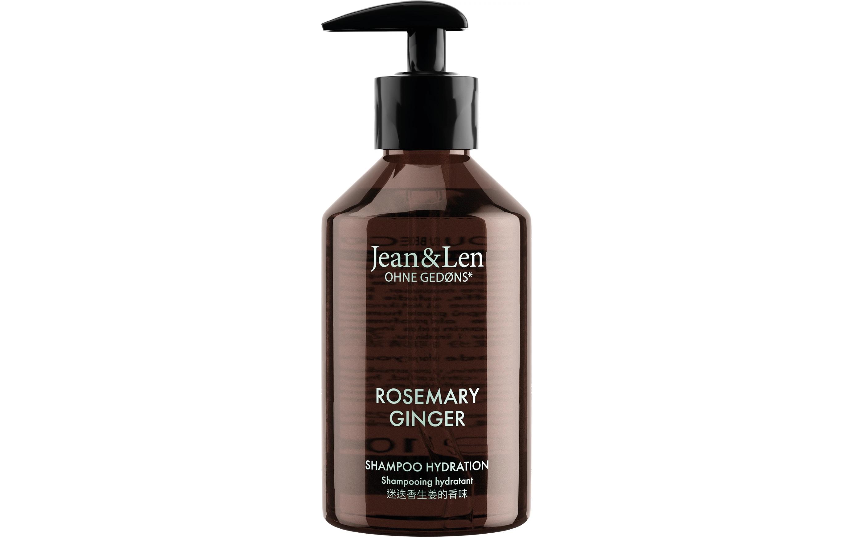 Shampoo Rosemary & Ginger 300 mlFeuchtigkeitsshampoo für trockenes, sprödes und glanzloses Haar