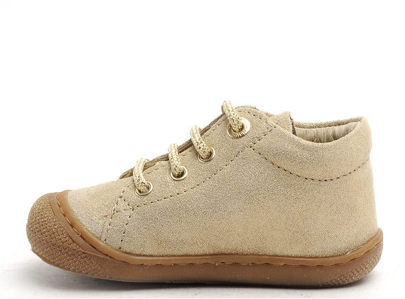 Naturino boots bottine bebe cocoon suede glitter or
