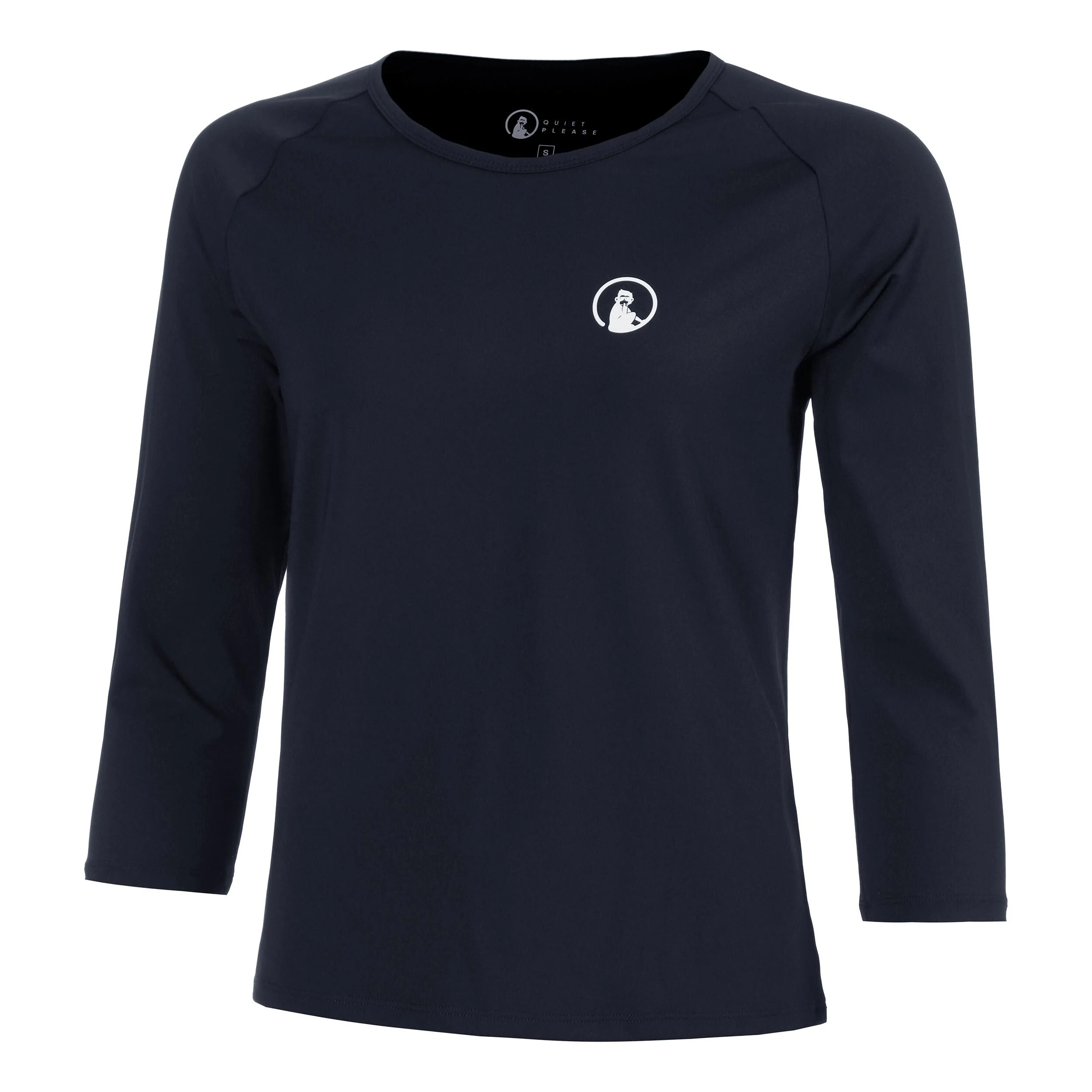Quiet Please Mixed Haut Manches Longues Femmes - Bleu Foncé