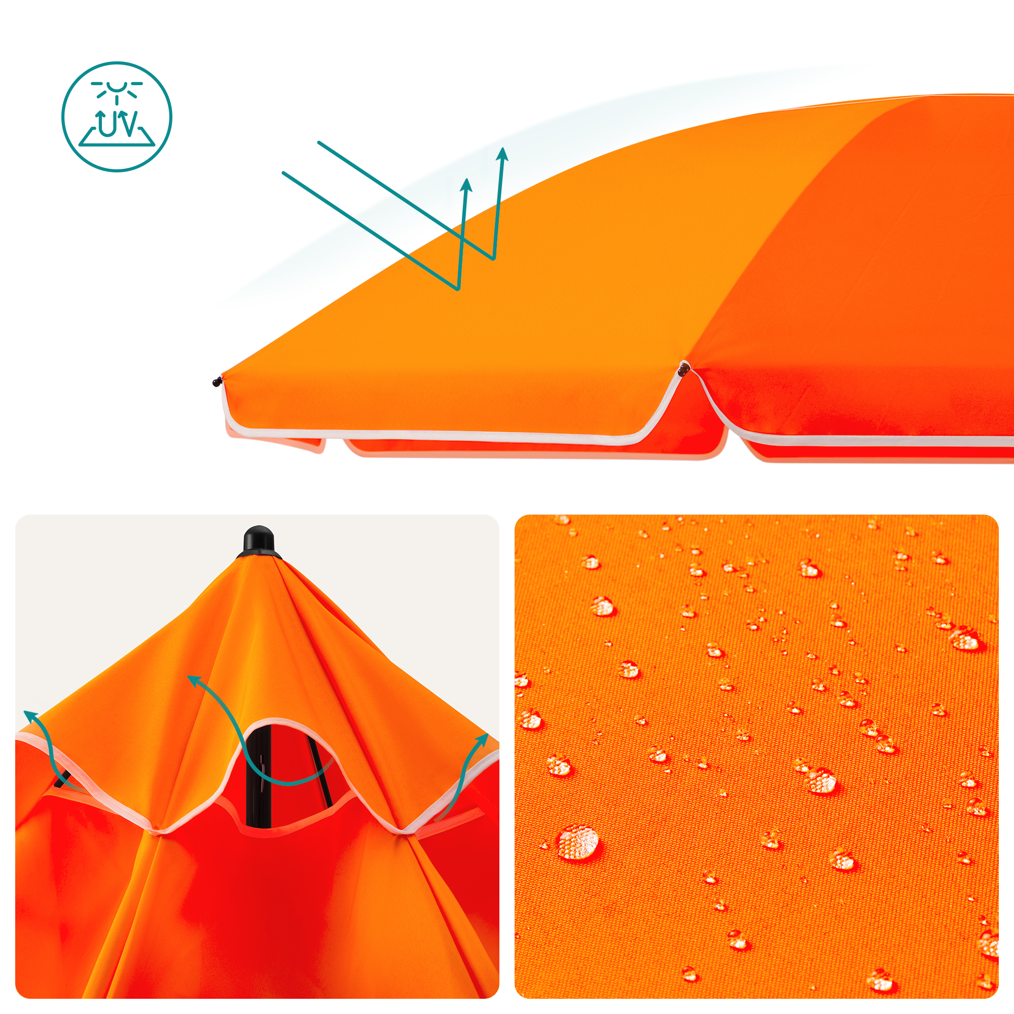 ACAZA Stokparasol Oranje