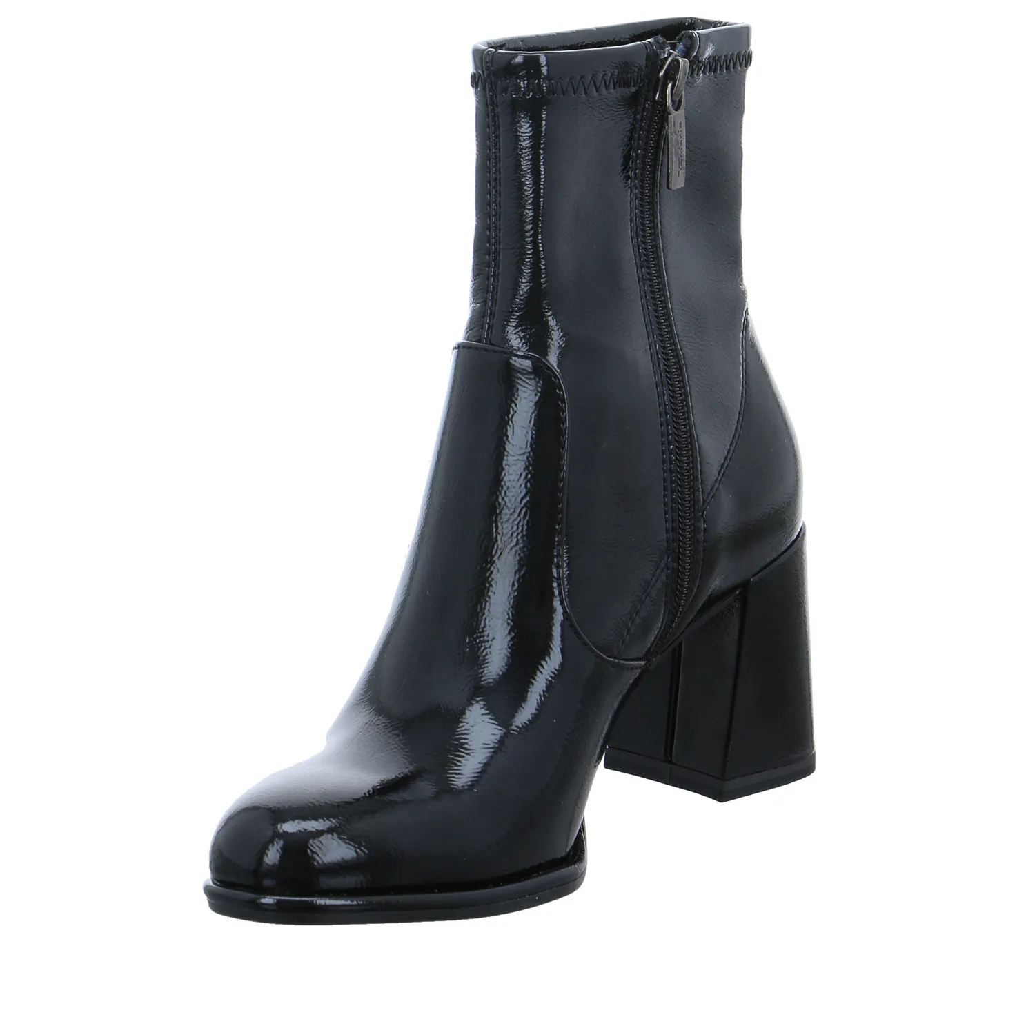 TAMARIS Stiefelette Schwarz Lederimitat