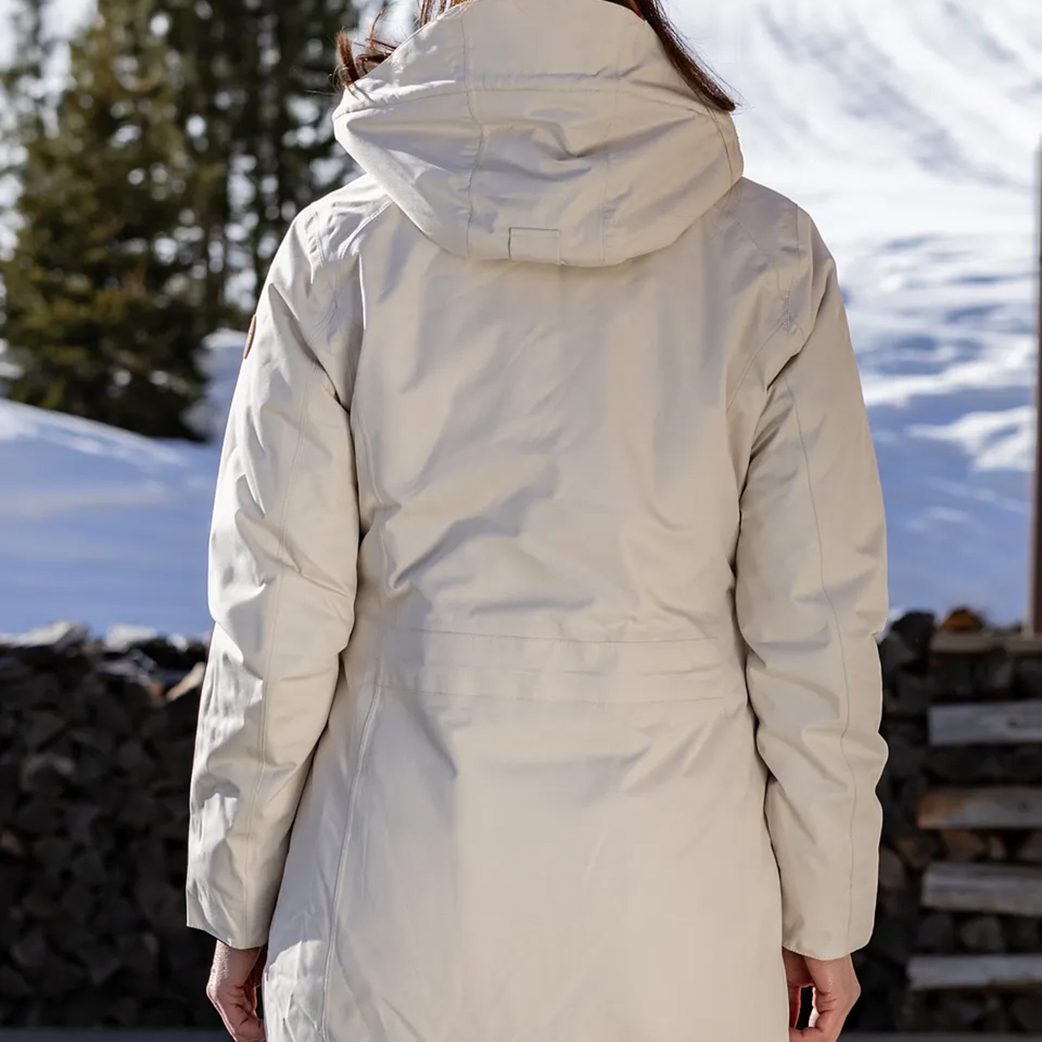Frauen Winterjacke Neya french oak