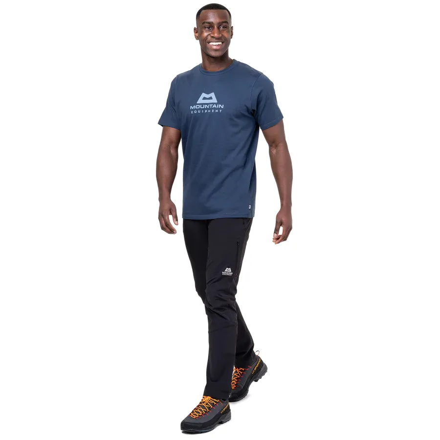 Mountain Equipment Emblem Mens Tee Heritage Blue