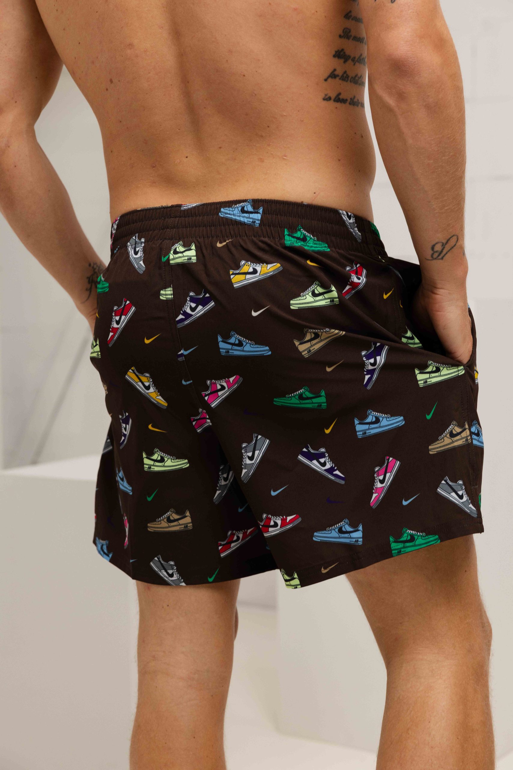 Nike Swim Sneakers Zwembroek Heren Bruin