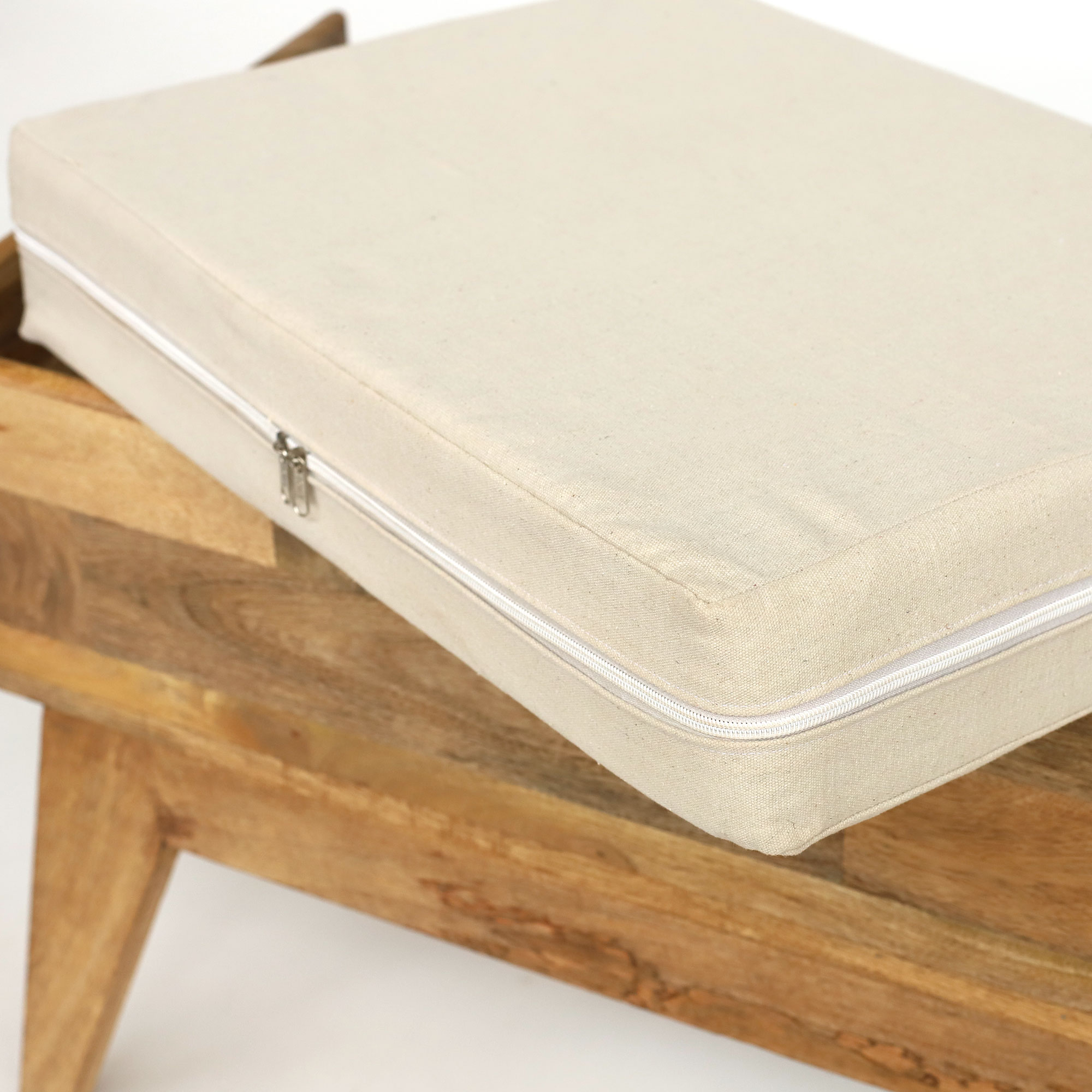 Sitzbank mit Schublade, Mangoholz, B 96 cm, H 54 cm, L 46 cm von fischer's lagerhaus