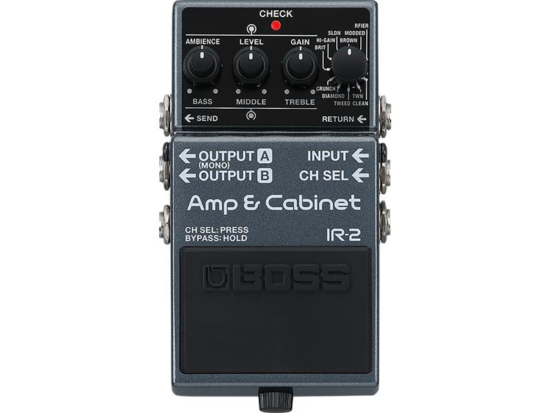 BOSS Pedal IR-2 Verstärker-Emulator und Cabinet-IR-Loader im Kompaktpedal-Format