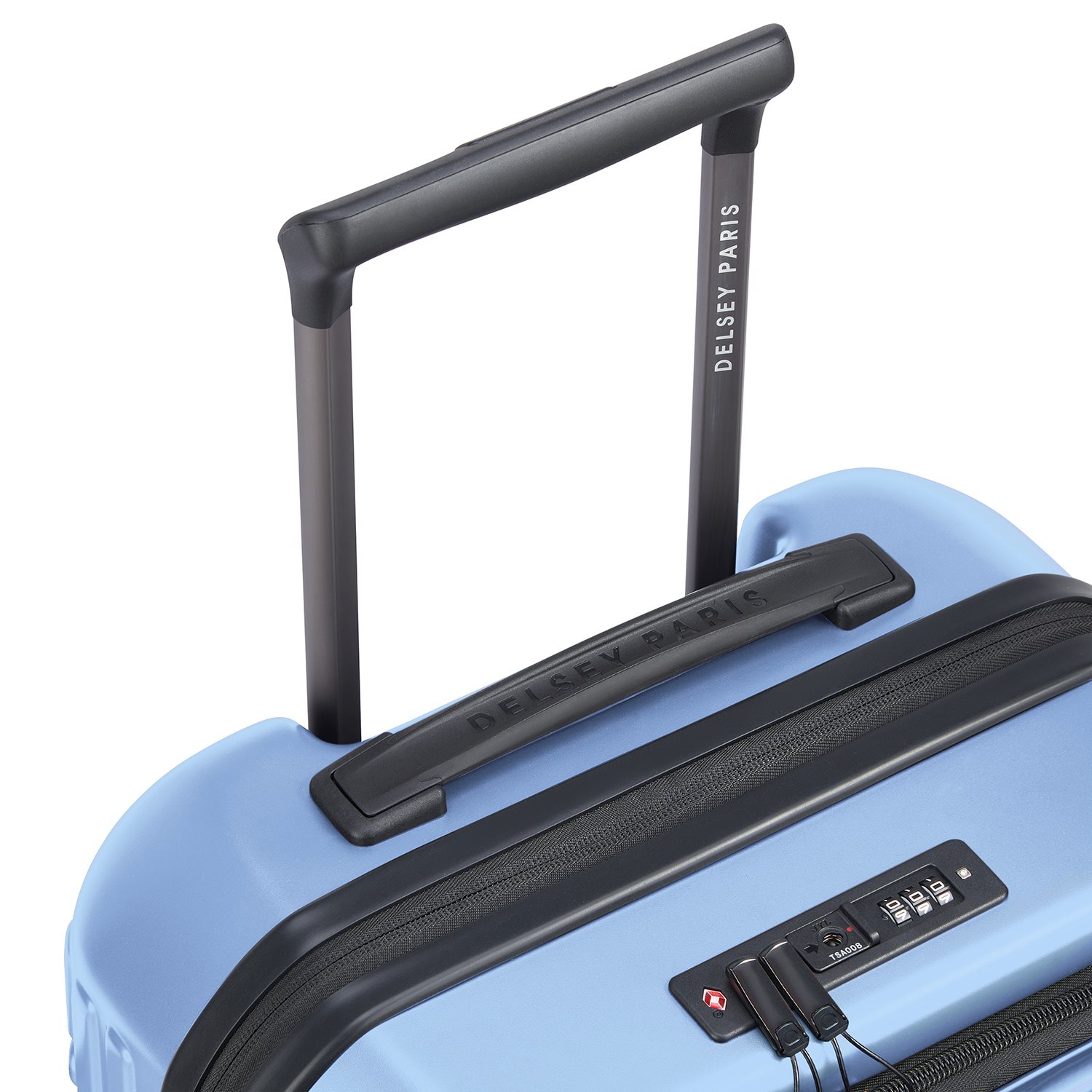 Delsey Securitime Zip Cabin Trolley S Expandable lavendel blue