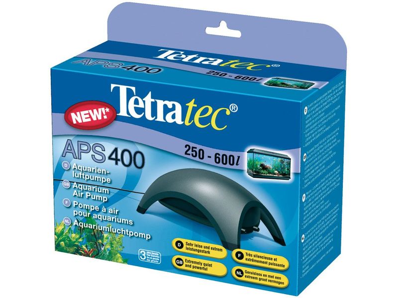 Tetra Luftpumpe Tec APS 400 Sehr leise und extrem leistungsstarke Luftpumpen