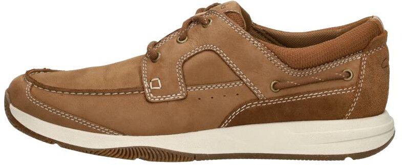 Clarks Sailview Lace cognac