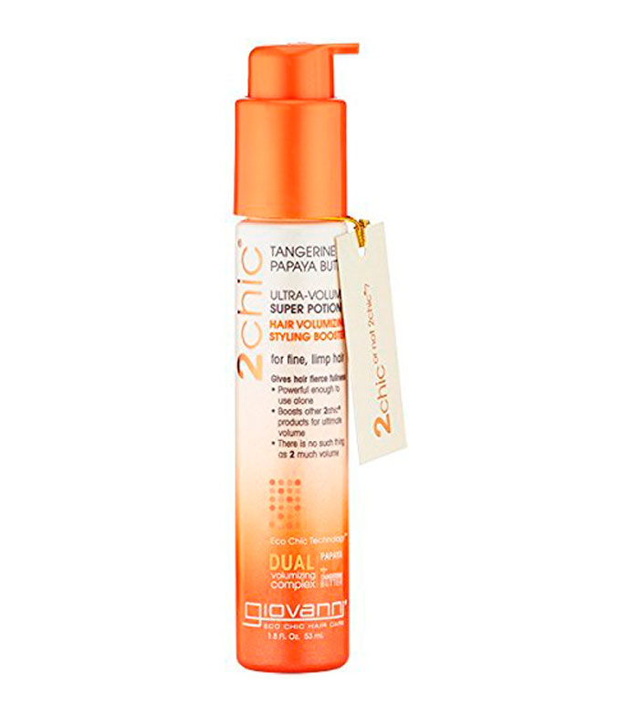 Giovanni - Ultra-Volume Super poção cabelo Styling Booster 2Chic - Tangerina e manteiga de mamão