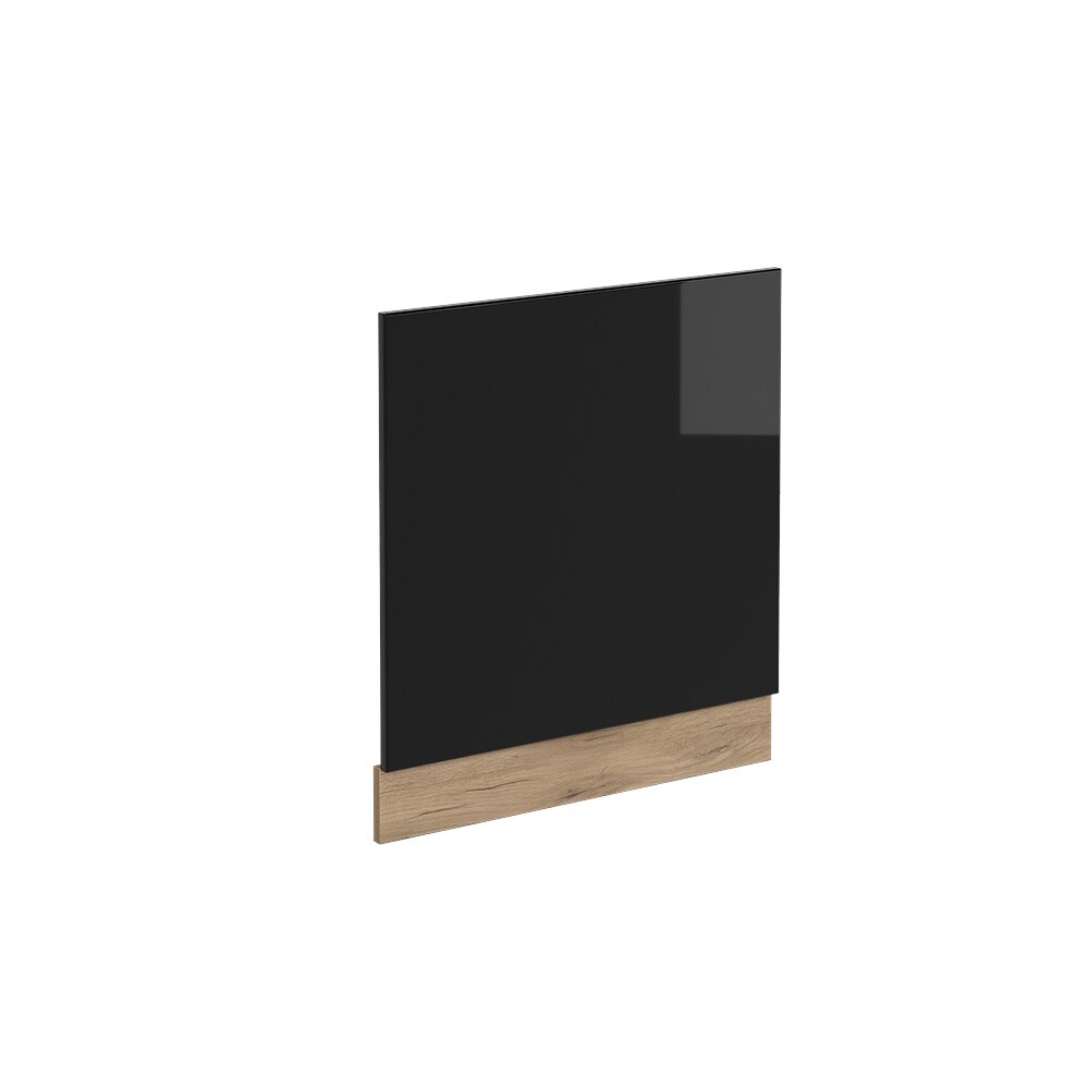 Vicco Geschirrspülerblende Küchenmöbel R-Line Solid Eiche Schwarz 60 cm modern
