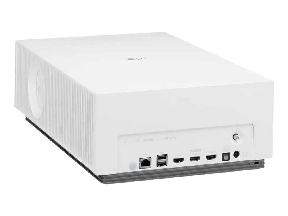 LG CineBeam HU710P - DLP-projektor - laser/LED - 2500 ANSI lumens - 3840 x 2160 - 16:9 - 4K - Miracast Wi-Fi Display / AirPlay 2 - hvid