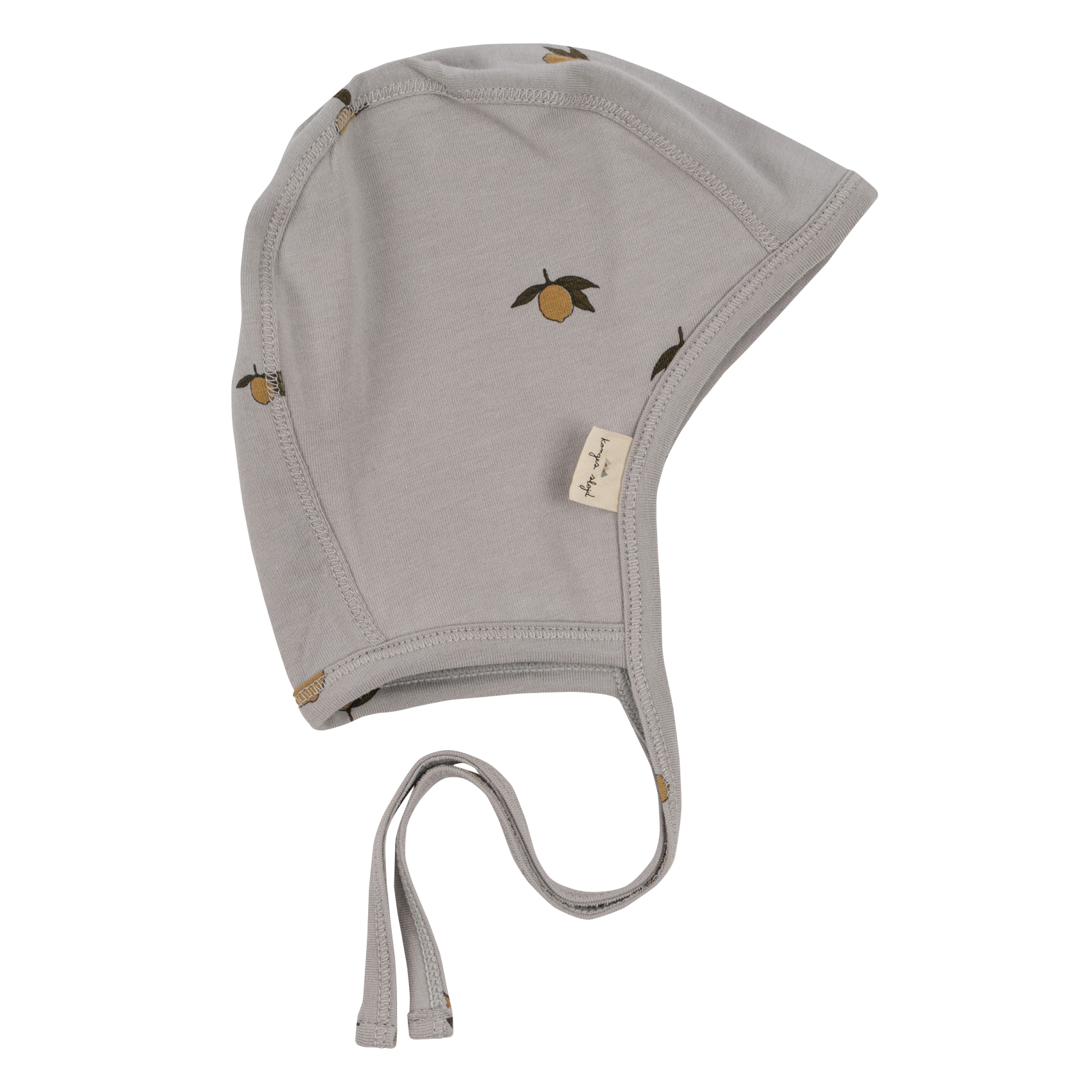 Bonnet souple à motifs en coton bio| Bleu