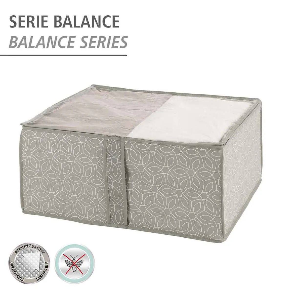 Wenko Boîte de rangement rectangulaire - Beige