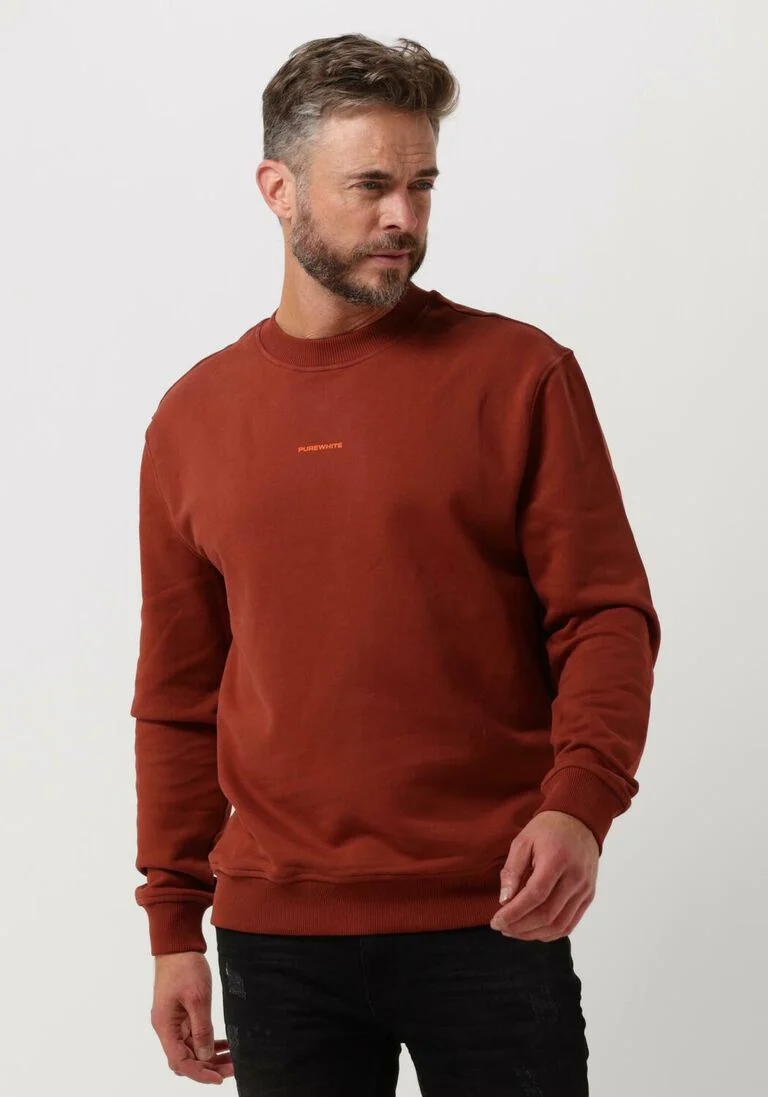 PUREWHITE rode purewhite sweater crewneck with the new ordinary print on back