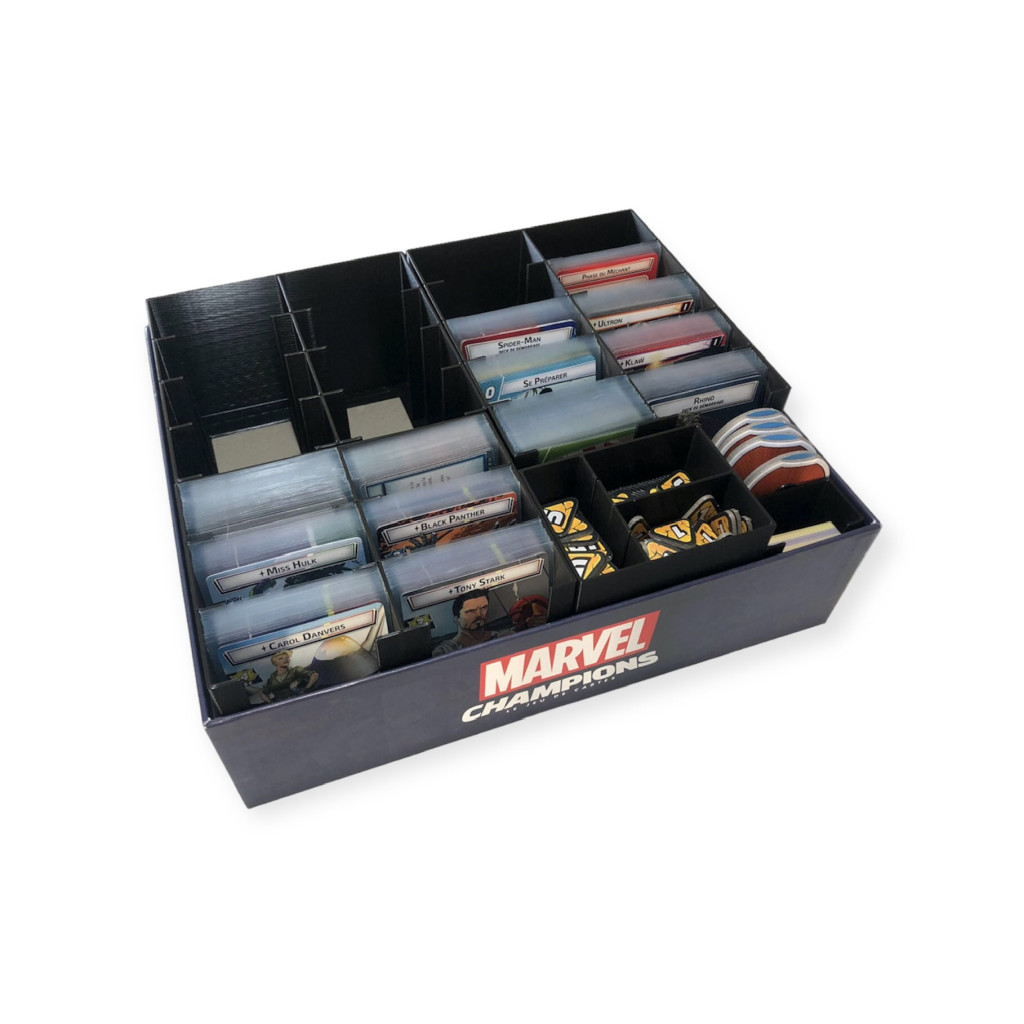 Marvel Champions - Rangement compatible boite de base
