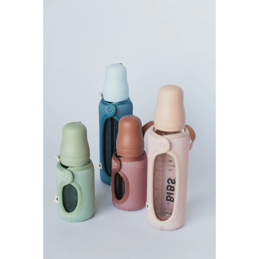 BIBS® Babyflaschehülle für Flasche 110 ml Sage