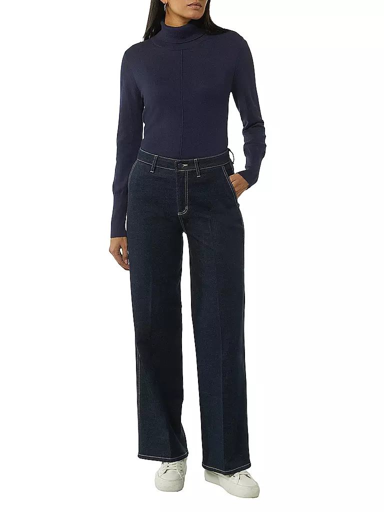 COMMA IDENTITY Strickpullover dunkelblau