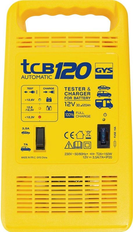 Gys - TCB 120 - Acculader - 230VAC - 150W - 10.5A
