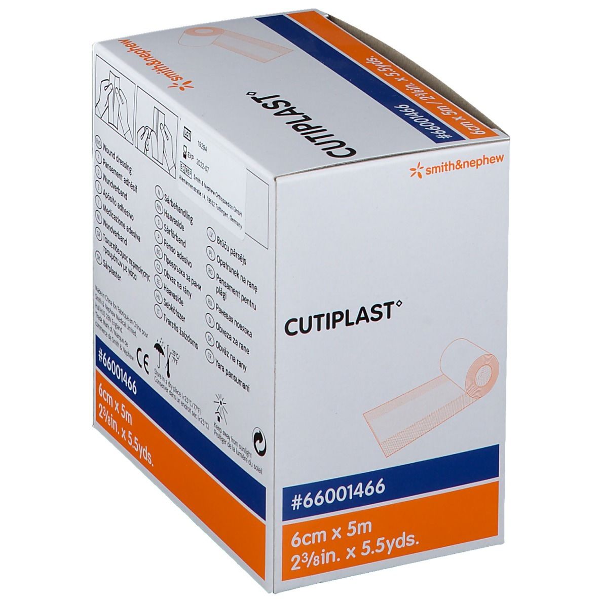 CUTIPLAST® Wundverband 5 m x 6 cm im Spender - unsteril