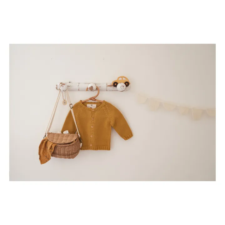 Rose in April Cardigan en tricot Gaby | Jaune moutarde