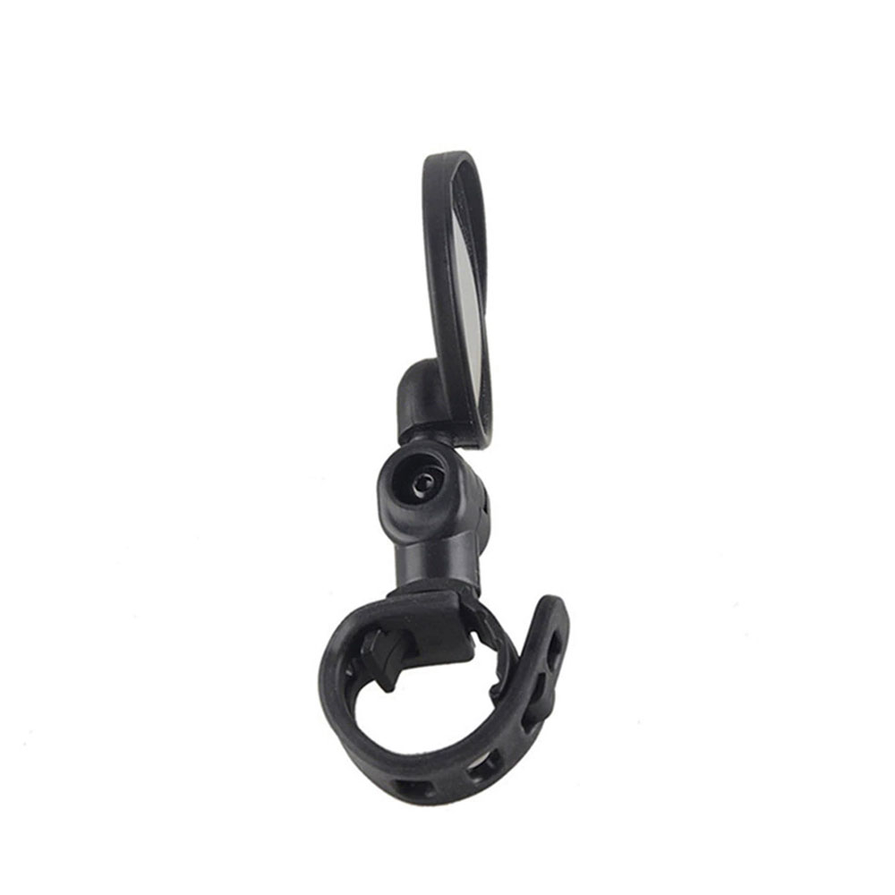 (2er Set) Ø8cm Universal Fahrrad Velo Rückspiegel mit Weitwinkel - Schwarz