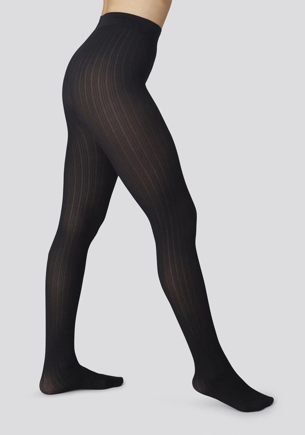 Swedish Stockings Strümpfe Swedish Stockings Alma Rib Tights black