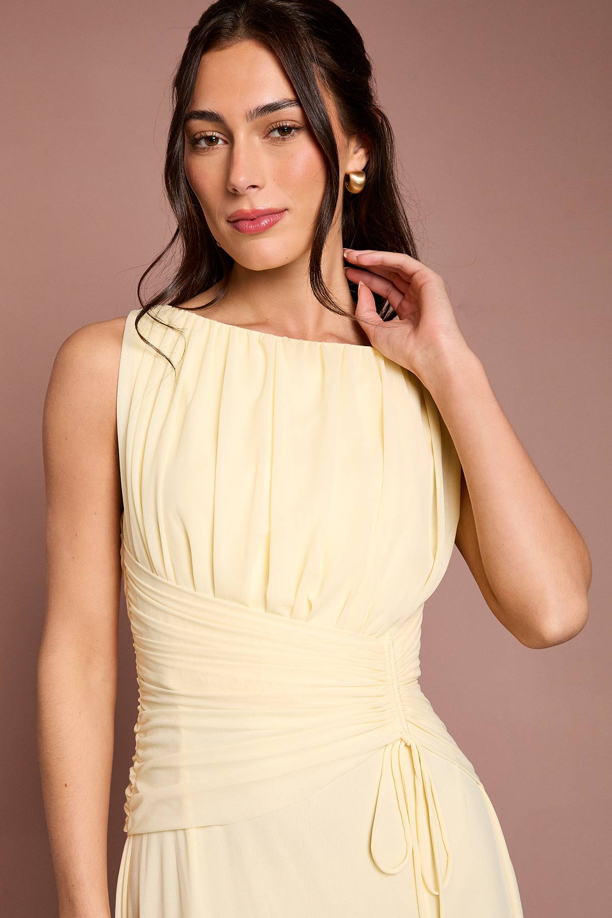 Coast Robe De Demoiselle D'honneur En Tulle Doux Avec Taille Cintrée