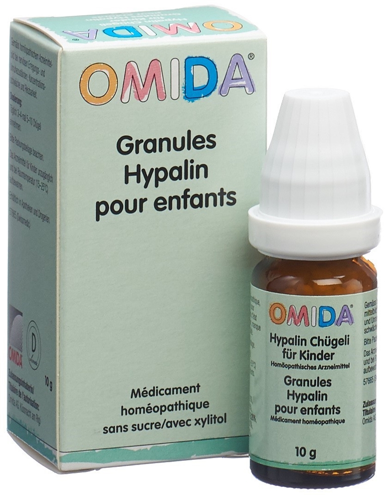 Omida Hypalin Chügeli<br>10 g, Flasche, Streukügelchen, für Kinder