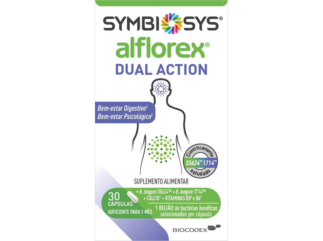 SUPLEMENTO SYMBIOSYS ALFLOREX DUAL ACTION 30 CÁPS