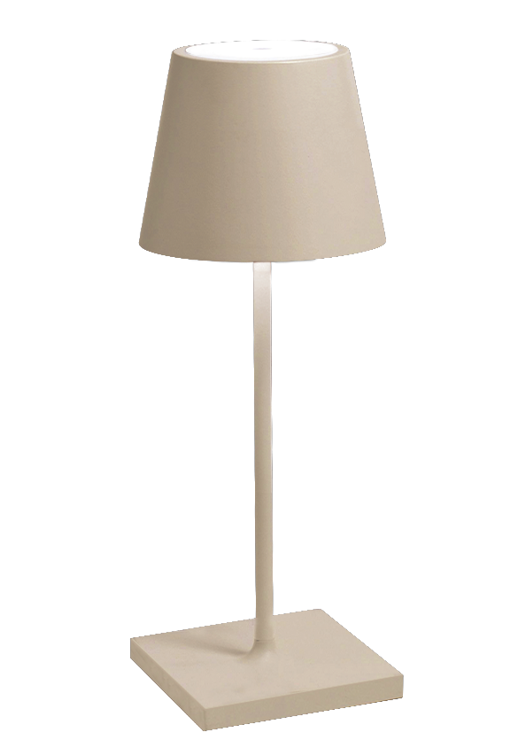 Zafferano oplaadbare tafellamp M zand