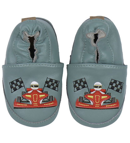 Melton Leder-Krabbelschuhe - Go-Kart - Spalier