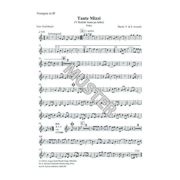 August Seith Musikverlag Slavko Avsenik Oberkrainer 1