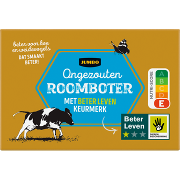 Jumbo Ongezouten Roomboter 125 g