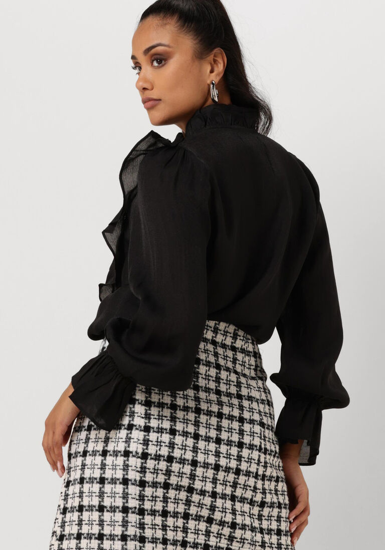 LOLLYS LAUNDRY zwarte lollys laundry blouse springsll shirt ls